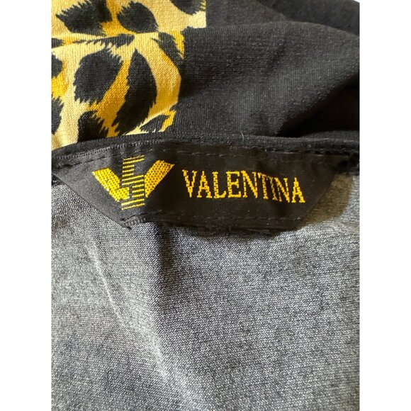 Valentina Womens Leopard Print 3/4 Sleeve Top - Wild Cat Fashion Size L - Picture 6 of 7
